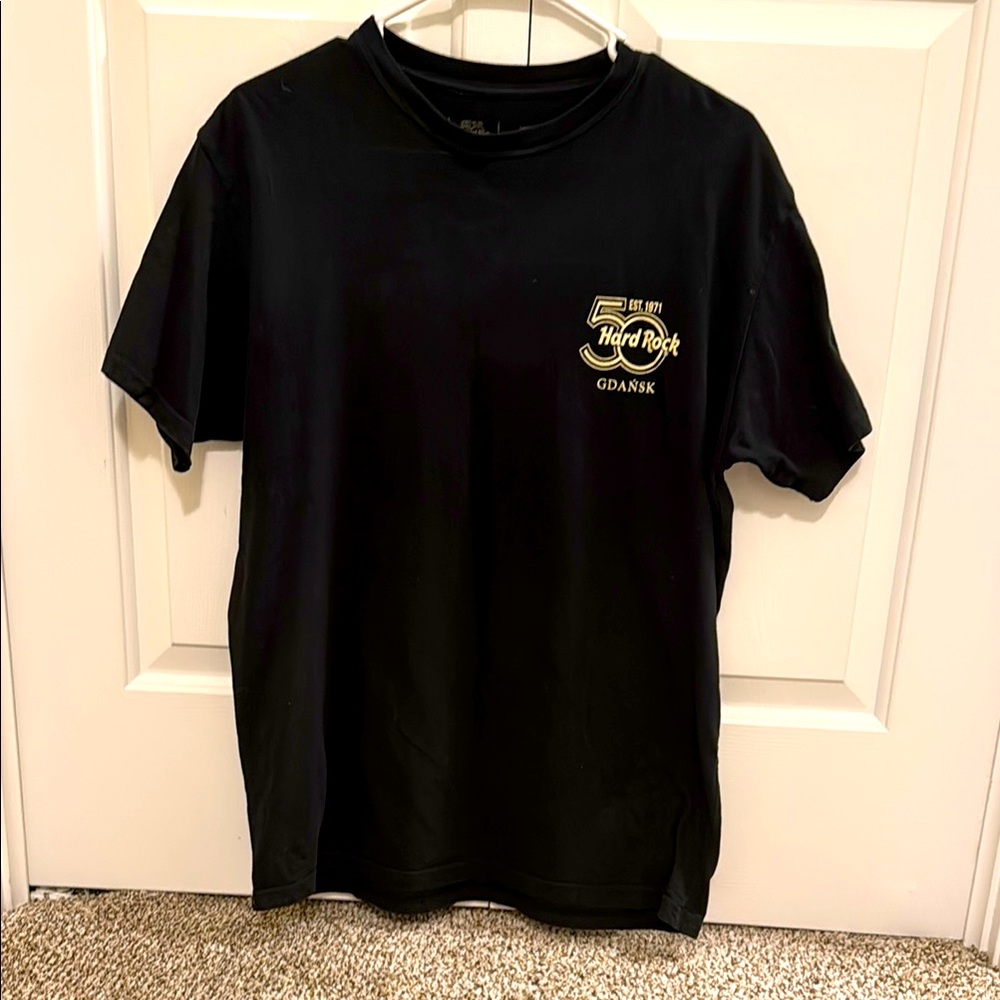 Hard Rock Cafe Black Short Sleeve Tee- Gdańsk